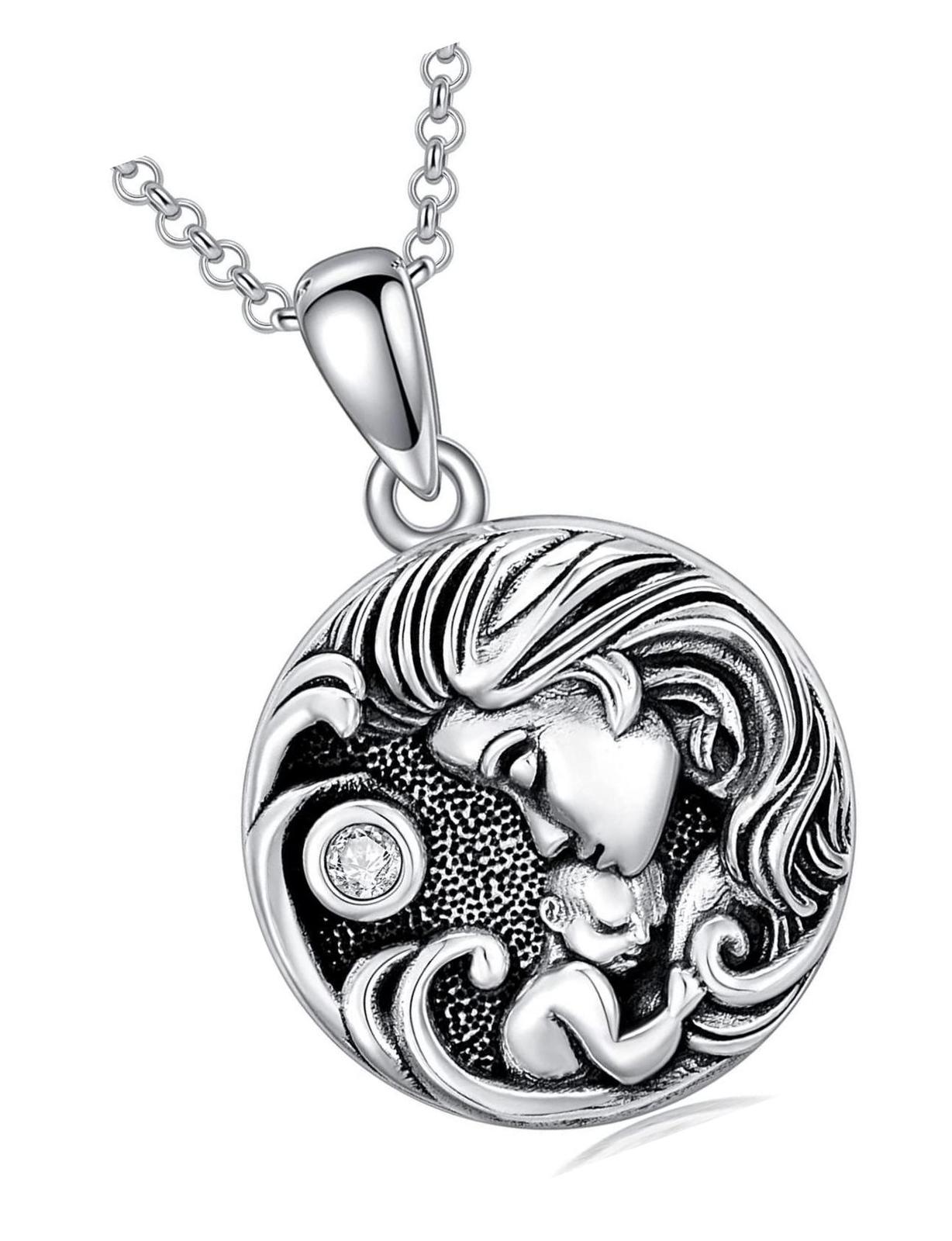 Mother and daughter locket necklace clearance