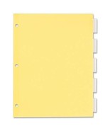 Avery Office Essentials Economy Insertable Tab Dividers - Set of 5 - Cle... - $4.96