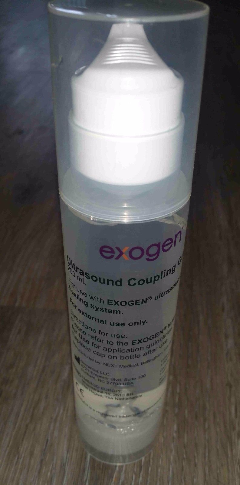 Exogen Ultrasound Bone Healing System Coupling Gel 200 ml bottle or