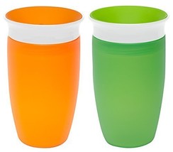 10 Ounce Green//Blue 2 Count Munchkin Miracle 360 Sippy Cup