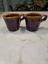 1 Hull Cups Coffee Brown Drips Oven Proof USA Kitchen Home décor Vintage  - $3.00
