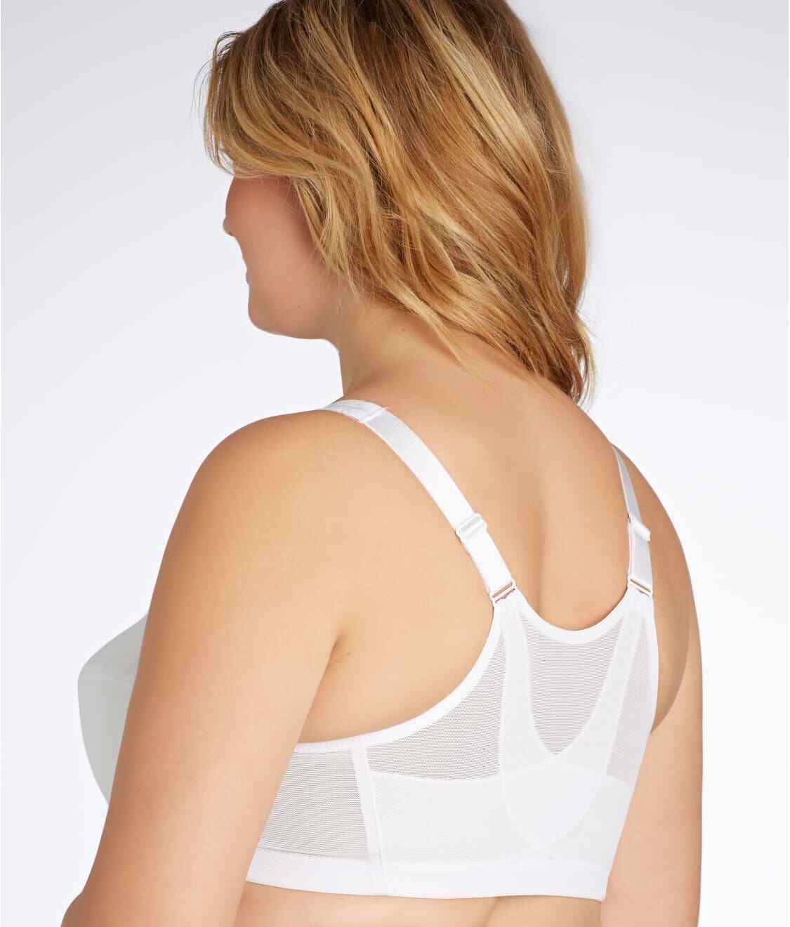 GLAMORISE White Magic Lift with Posture Back Support Bra, US 50J, UK