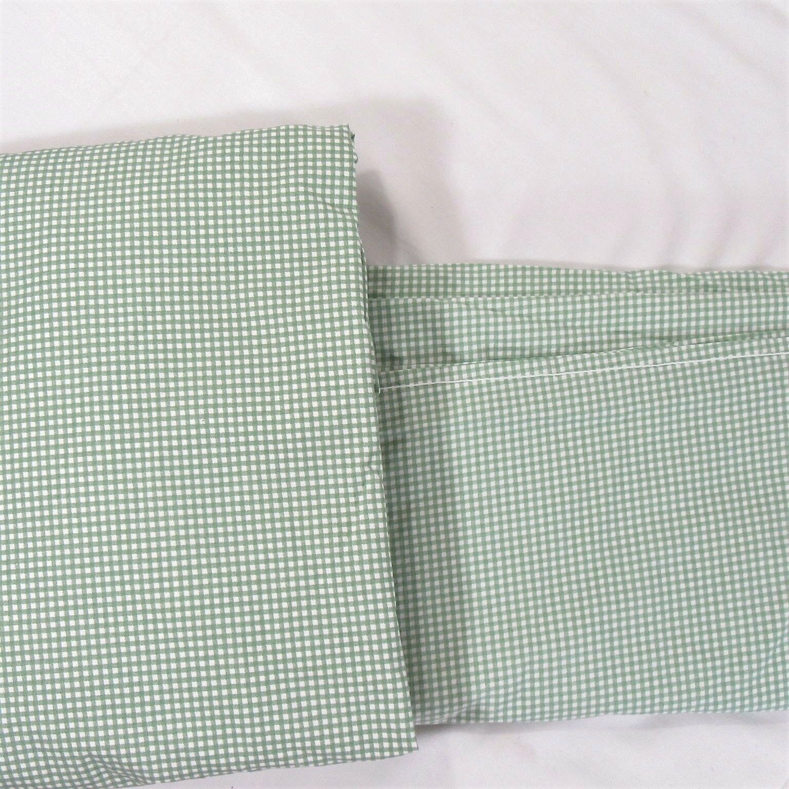 Ralph Lauren LRL Gingham Thyme Green Check 2-PC Twin Flat and Fitted ...
