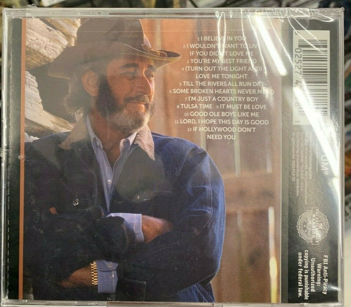 Don Williams Greatest Hits CD I Believe in You - CDs