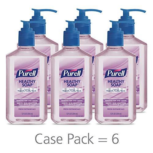 PURELL Brand HEALTHY SOAP, Fresh Botanicals Fragrance, 12 fl oz Soap Counter Top Hand Washes