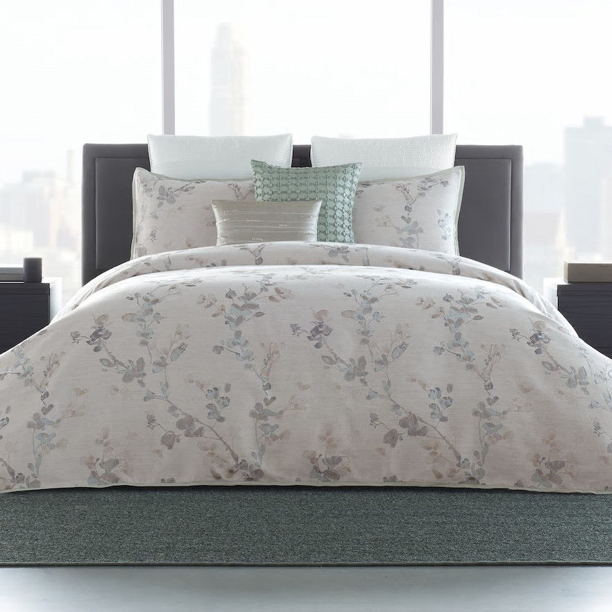 Sealed Simply Vera Wang 3-piece Floral Shadow Beige Comforter Set 