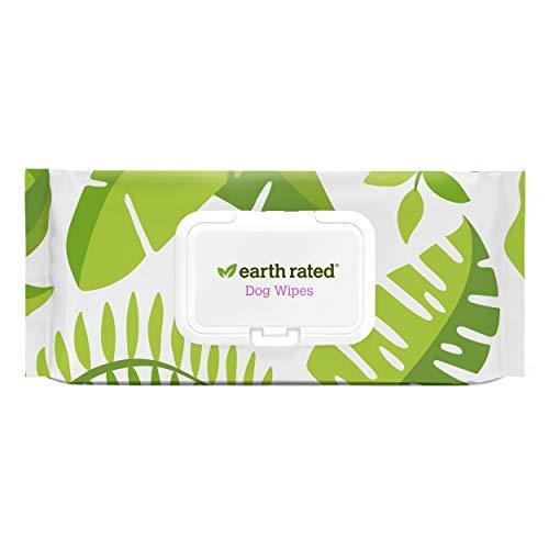 Earth Rated Dog Wipes USDACertified 99 Percent Biobased, 100 Hypoallergenic Pet Baby Wipes