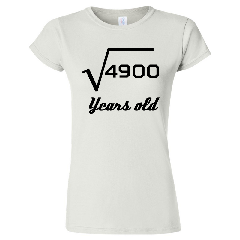 Square Root Of 4900 Funny 70 Years Old 70th Birthday T
