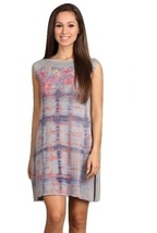 M-Rena Boat Neck Floral Print Knit Tunic Dress - $22.00