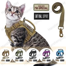 Cat Harness AdjustableTactical Harnesses vest Leash Set,Walking Breathab... - $43.87+
