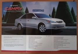 2005 Toyota Camry Vintage Color Brochure Folder - Mexico - Nice Original !! - $7.51