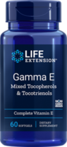3 PACK Life Extension Gamma E Mixed Tocopherols & Tocotrienols Vitamin E image 1