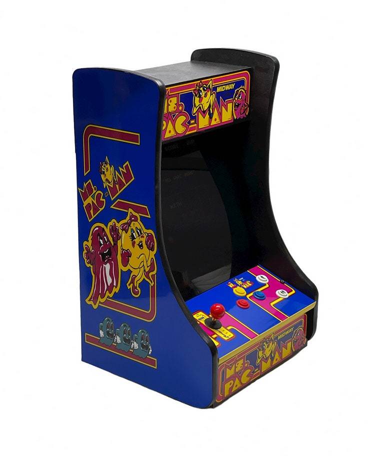 Countertop Mini Arcade Machine Upgraded 60 Games Donkey Kong Plug and