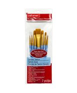 Variety Brush Set Super Value Pack Golden Taklon by Craft Smarts 7 piece - $14.99