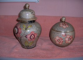 Vintage 4 Pc Rosenthal China Painted Ginger Candy Trinket Jars Signed Ro... - $123.75