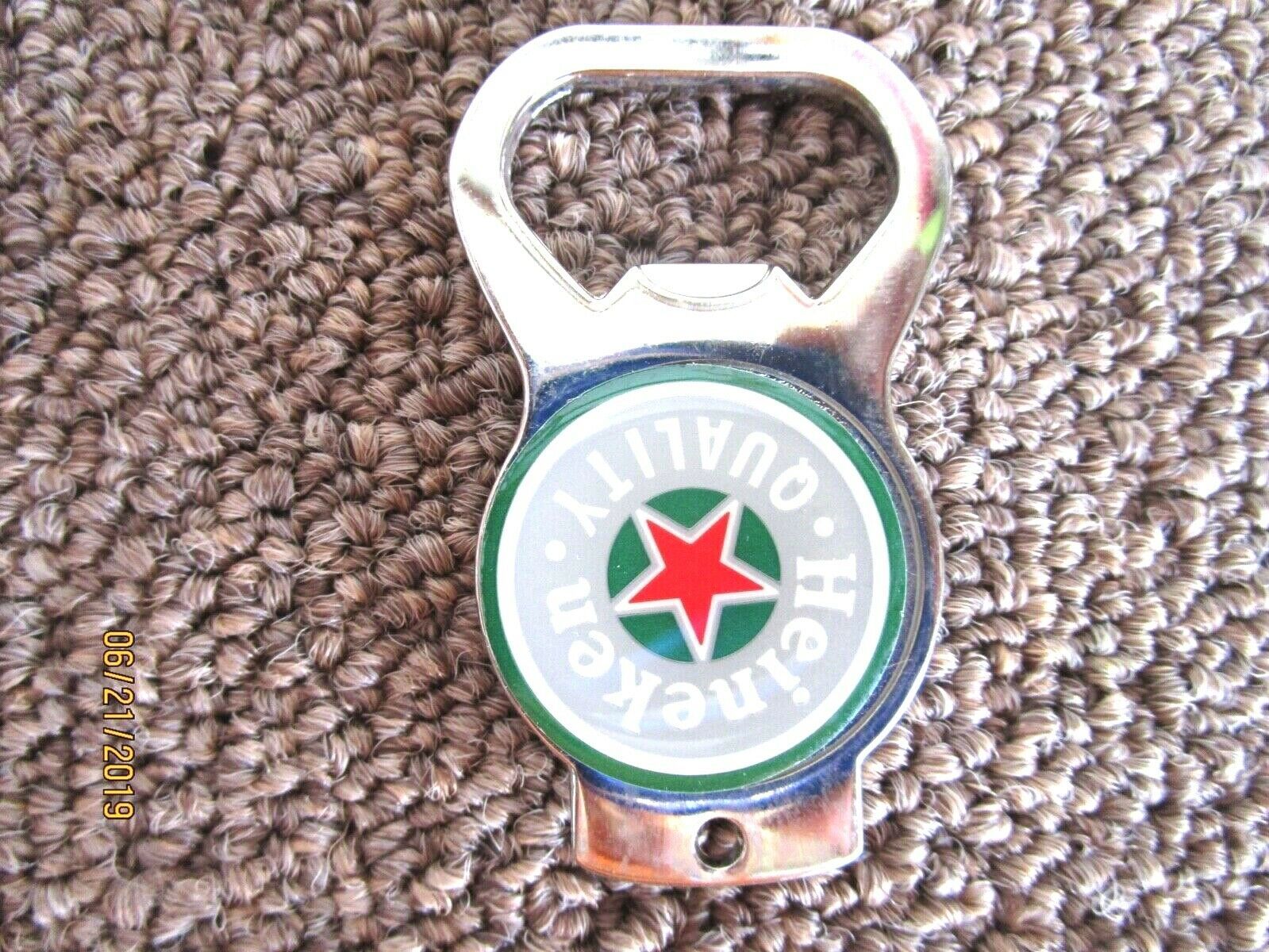 Heineken Beer Bottle Cap Opener KeychainKeyring Great Party Gift Openers