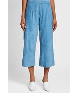 NWT $795 M.i.h CARON SUEDE CROPPED WIDE-LEG HATHER TROUSER PANTS XS / 4 - $269.99