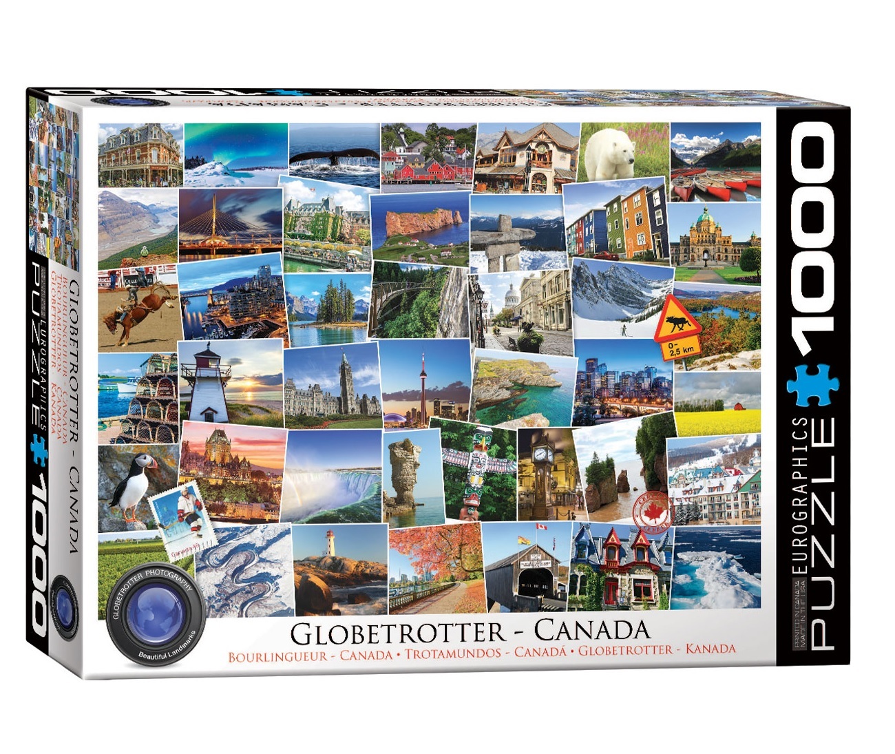 NEW Eurographics Jigsaw Puzzle 1000 Pieces "Globetrotter Collection