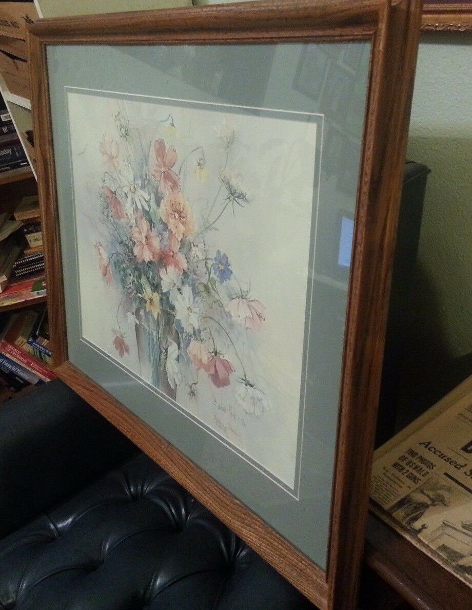 Limited Edition BARBARA MOCK Art Print 1488/1950 Gallery Framed ...