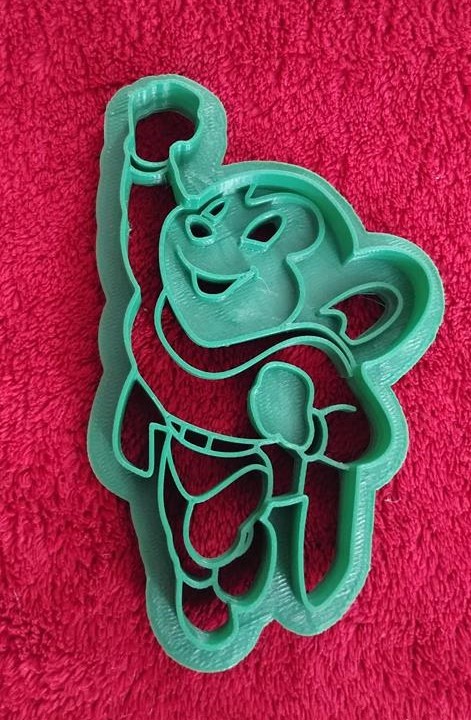 3D Printed Fan Art Cookie Cutter Inspired by Mighty Mouse