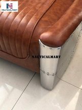 Aviator Ottoman Chair Inspire By Aircraft Home Decor Designer Furniture  image 4