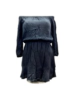 Soft Joie Dress Women&#39;s XXS Black Off Shoulder Elastic Waist Long Sleeves - $21.78
