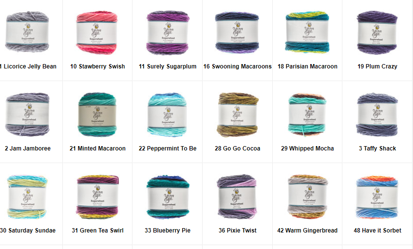 Yarn Bee Sugarwheel Yarn Various Colors! New! Yarn