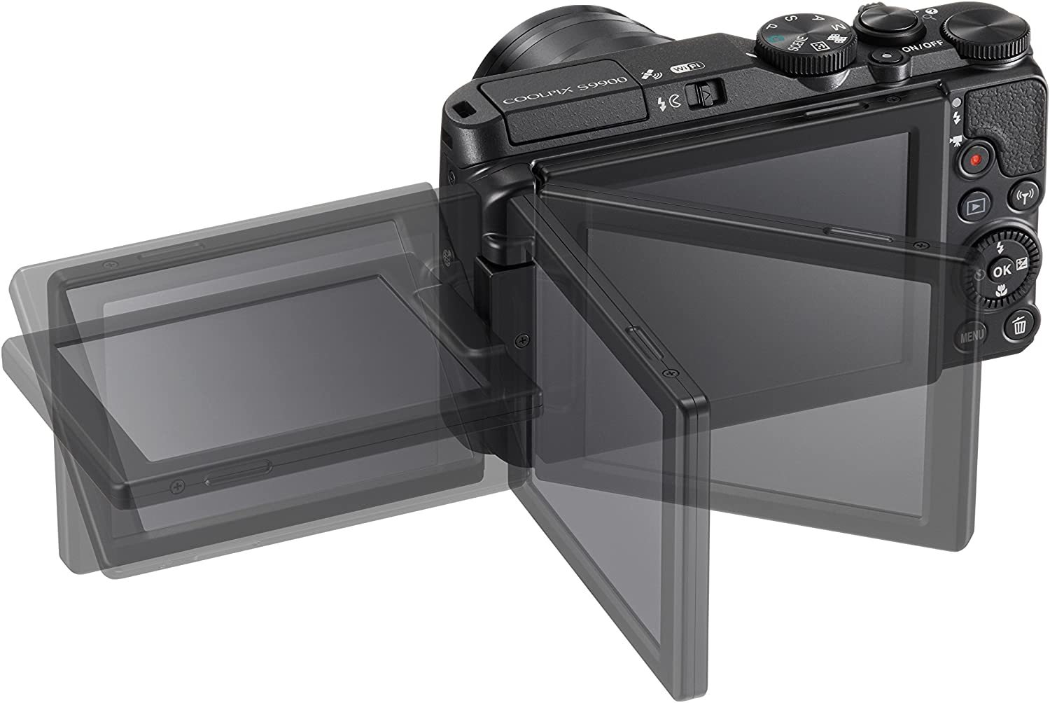 Black Nikon Coolpix S9900 Digital Camera and similar items