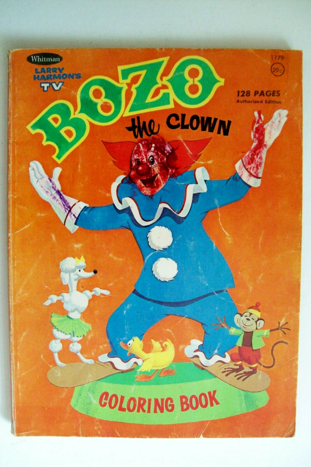 Vintage 1966 Bozo the Clown Coloring Book by and 47 similar items