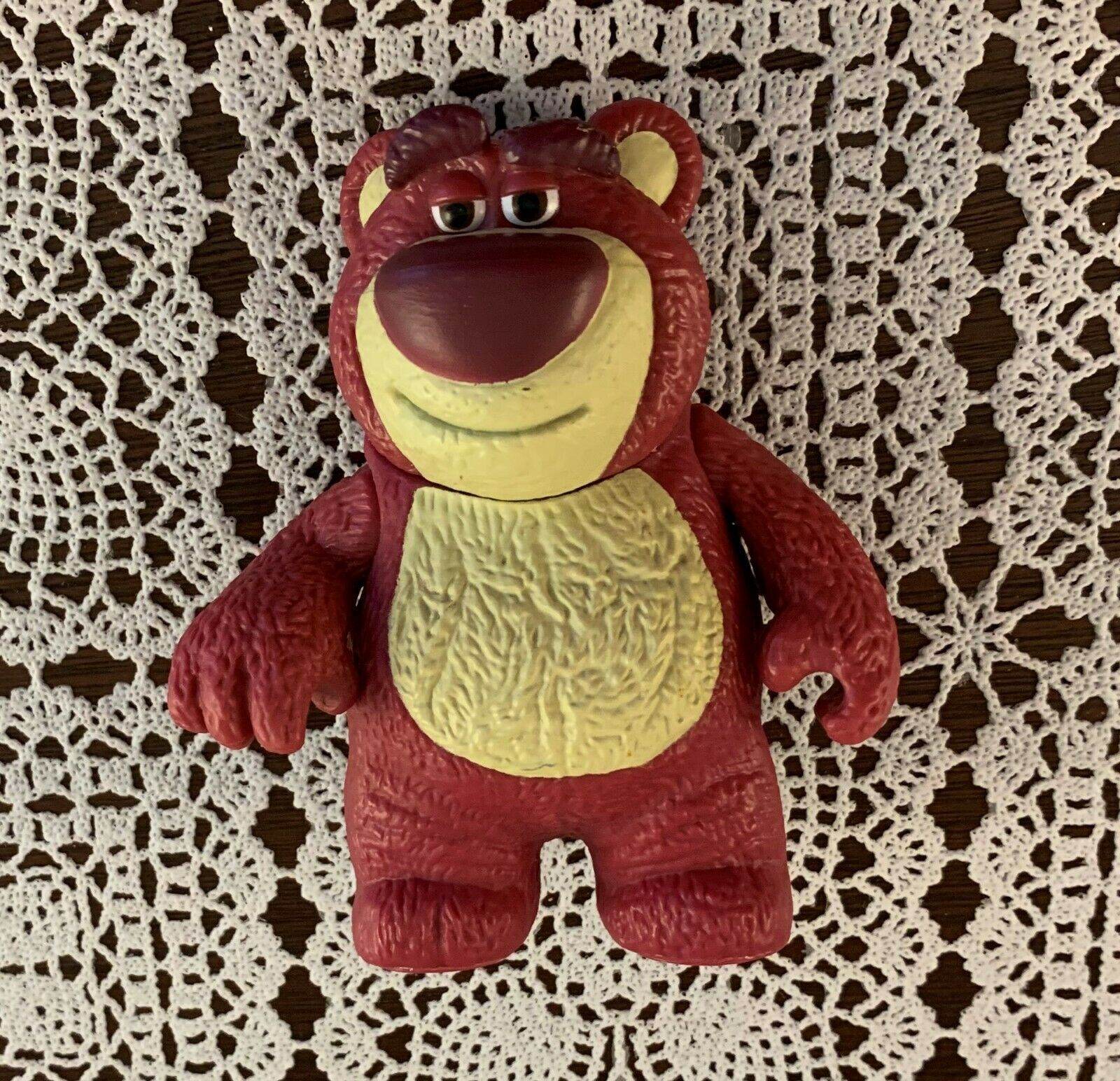 Mattel 2012 Disney Pixar Toy Story Lotso Purple Teddy Bear Action