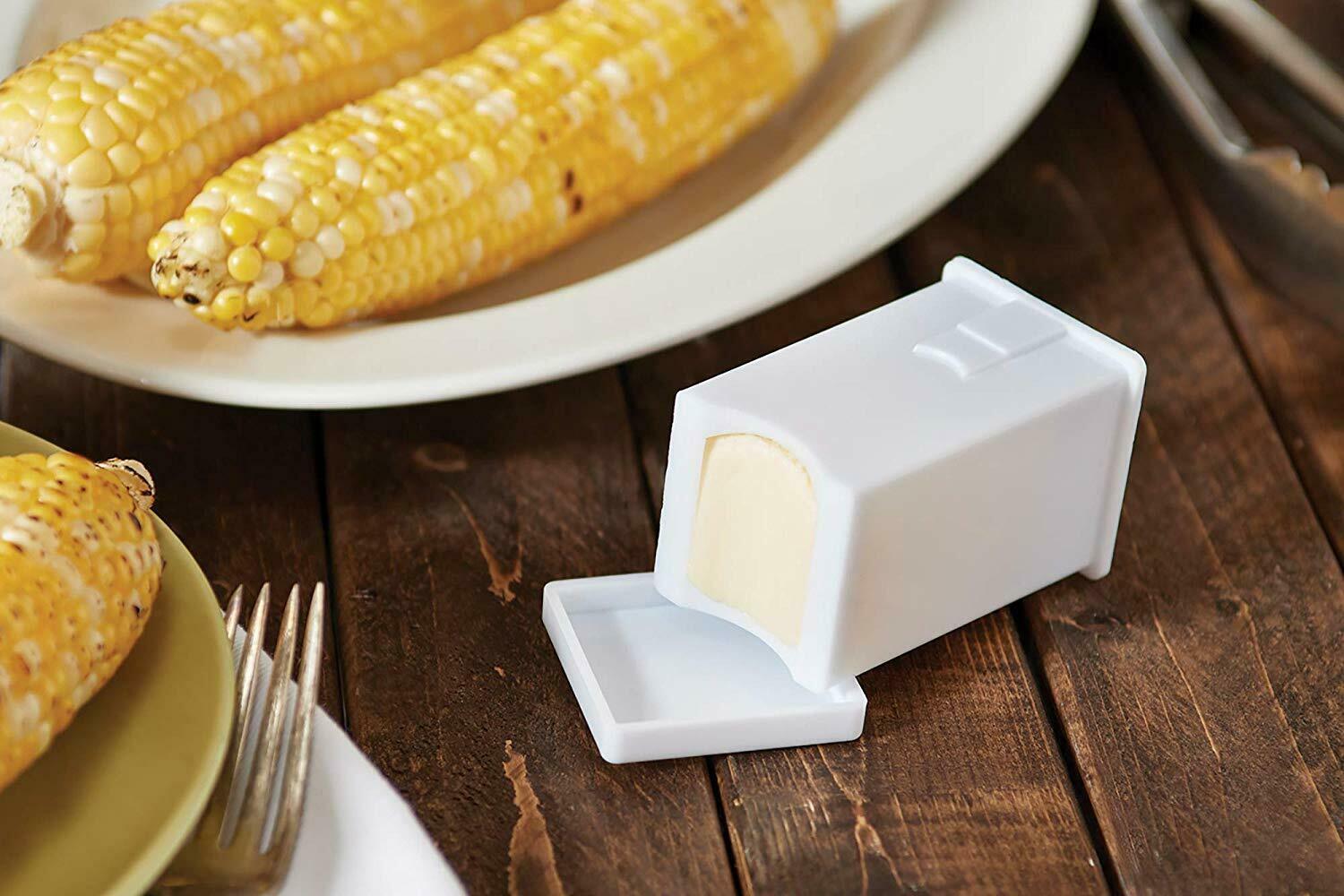 Butter Tool Spreader Stick With Lid For Corn On The Cob Baking Kitchen