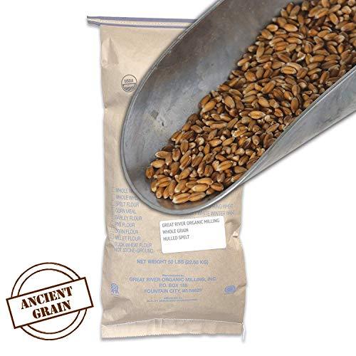 Great River Organic Milling, Whole Grain, Hulled Spelt