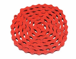 ORIGINAL KMC Chain 1/2x1/8x112 1/Speed Red for Bike Parts - $18.50