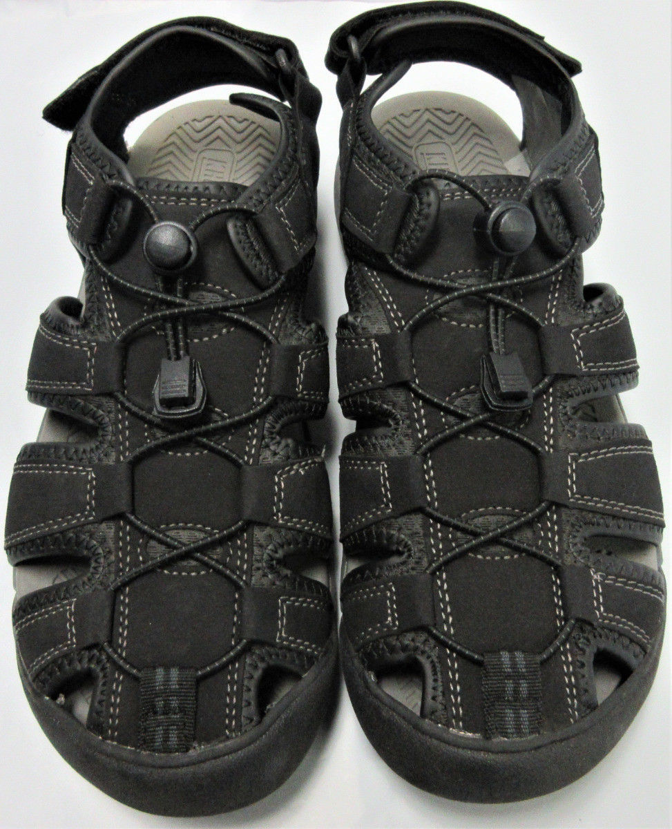 Khombu Men's Travis Active River Sandal - Size 8 - Black - Sandals ...