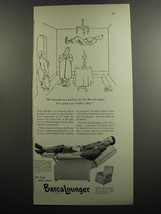 1952 Barcalounger Chair Advertisement - cartoon by George Price - $14.99