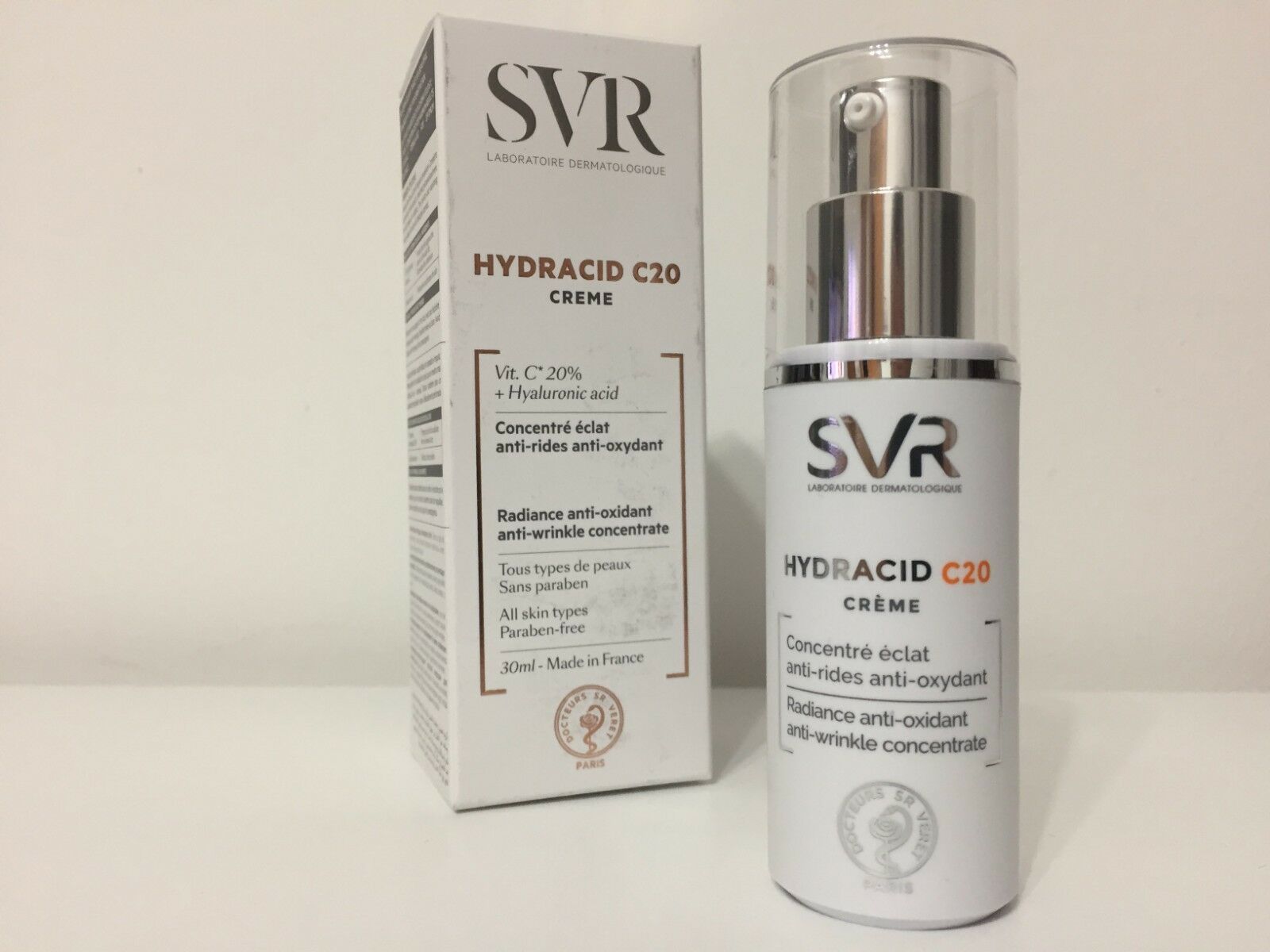 SVR - Hydracid C20 30ml Cream - Radiance Anti-Oxidant Anti-Wrinkle Concentrate