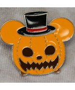 Disney Trading Pin Enamel Pumpkin Mickey Halloween Jack O Lantern Top Hat - $11.71