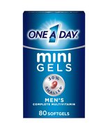 One A Day Men&#39;s Mini Gels Multivitamin for Men, 80 Softgels  Exp 02/23 P... - $24.85