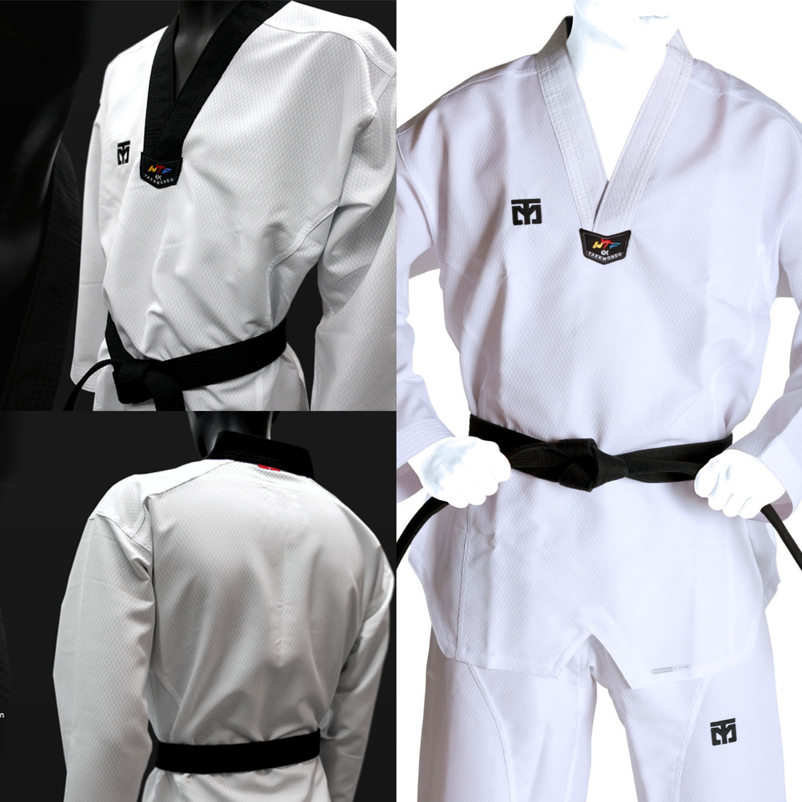 MOOTO EXTERA S5 Uniform WTF Taekwondo Dan Dobok with Free KUKKIWON Patch TKD 