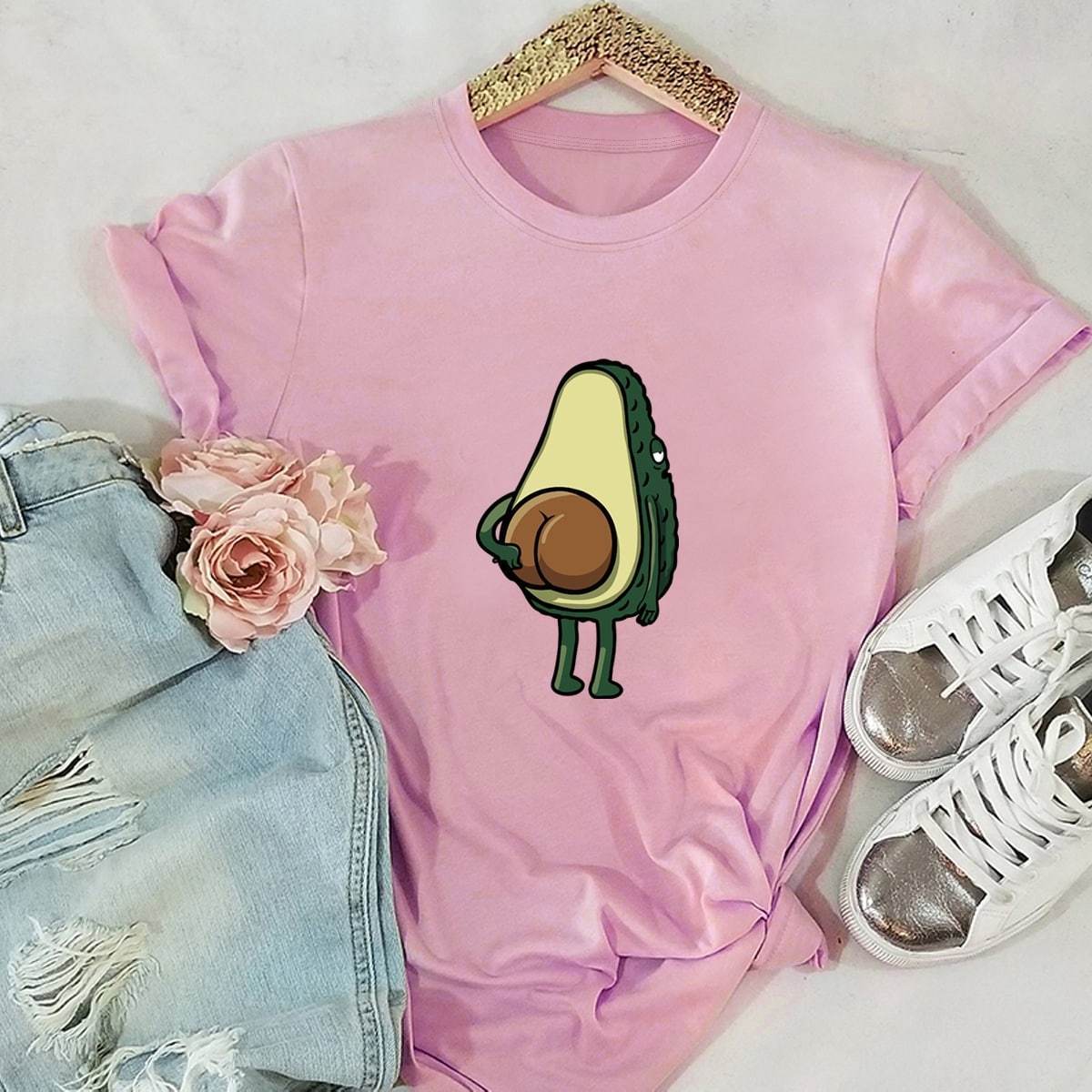 avocado print tshirt