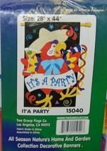 Two Group Flags Co 15040 Its A Party Indoor Outdoor Polyester Flag image 2