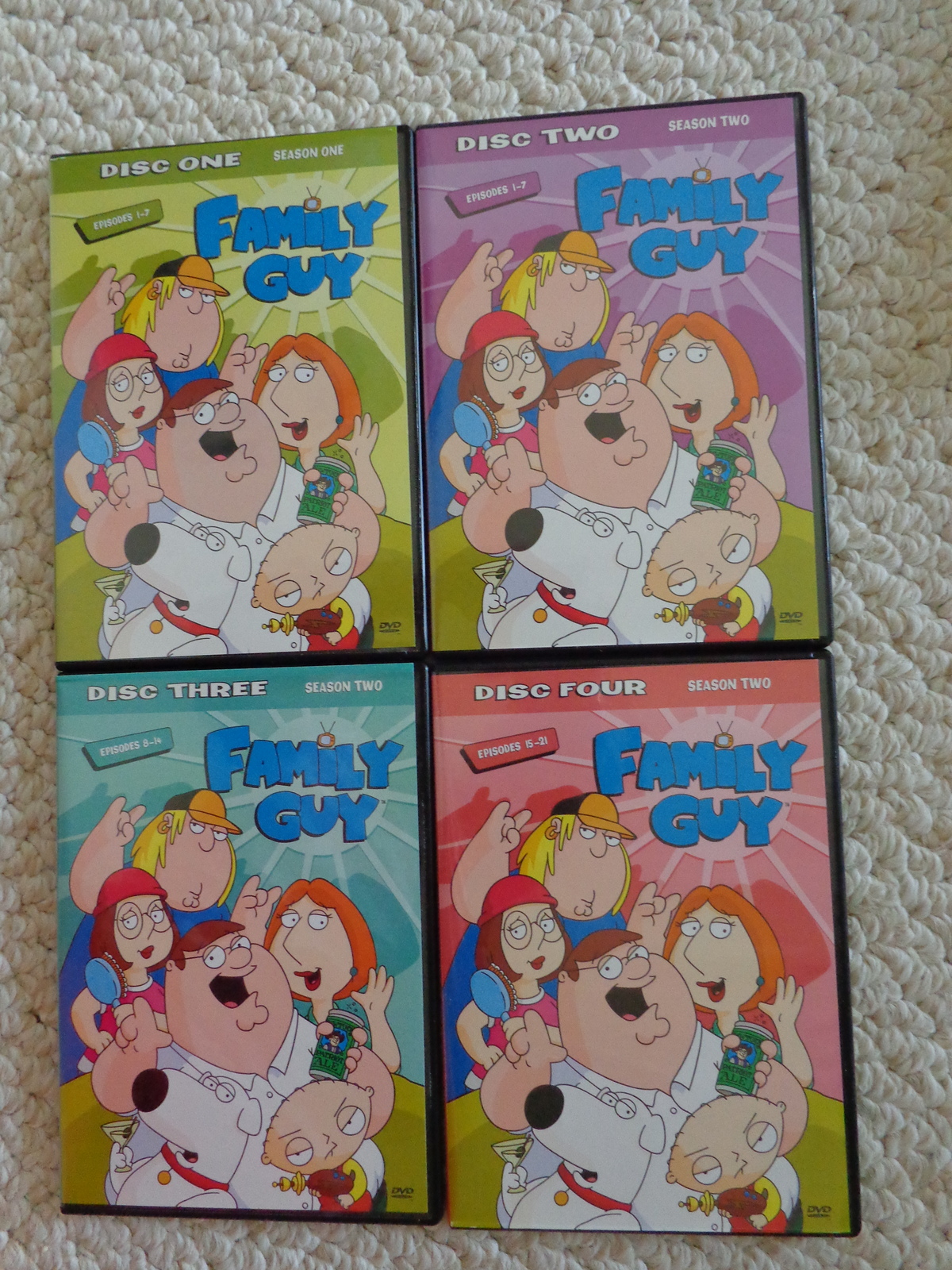 Family Guy Volume One Season 1 & 2-4 Disc Set (#3045/13). - DVD, HD DVD ...