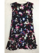 1. State 8127913 / Colorful V-Neck Cap Sleeve Lined Mini Flutter Dress /... - $35.53