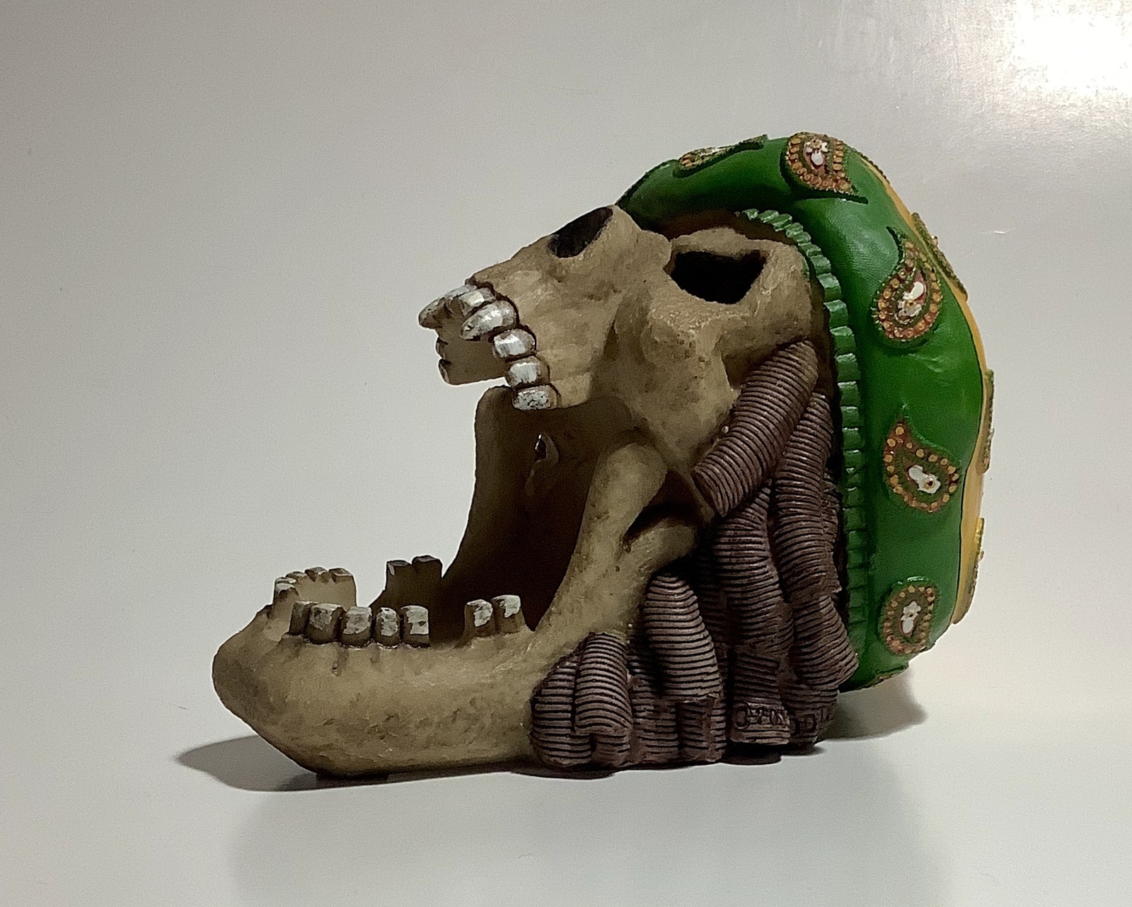 Rasta Open Mouth Skull Ashtray Ashtrays