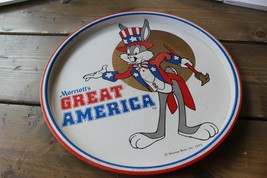 Vintage 1975 Marriotts Great America Tray Home Decor 11 inch - $13.65