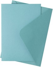 Sizzix Surfacez Card &amp; Envelope Pack A6 10/Pkg-Peppermint - $8.93