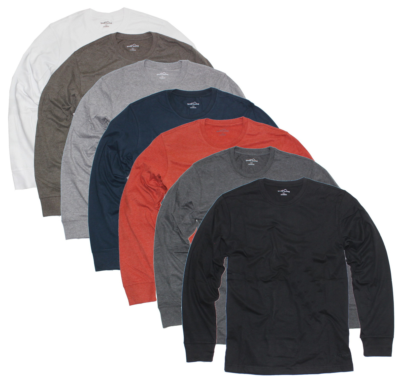 Image of Eddie Bauer Men's Long Sleeve Crew Neck T-Shirt