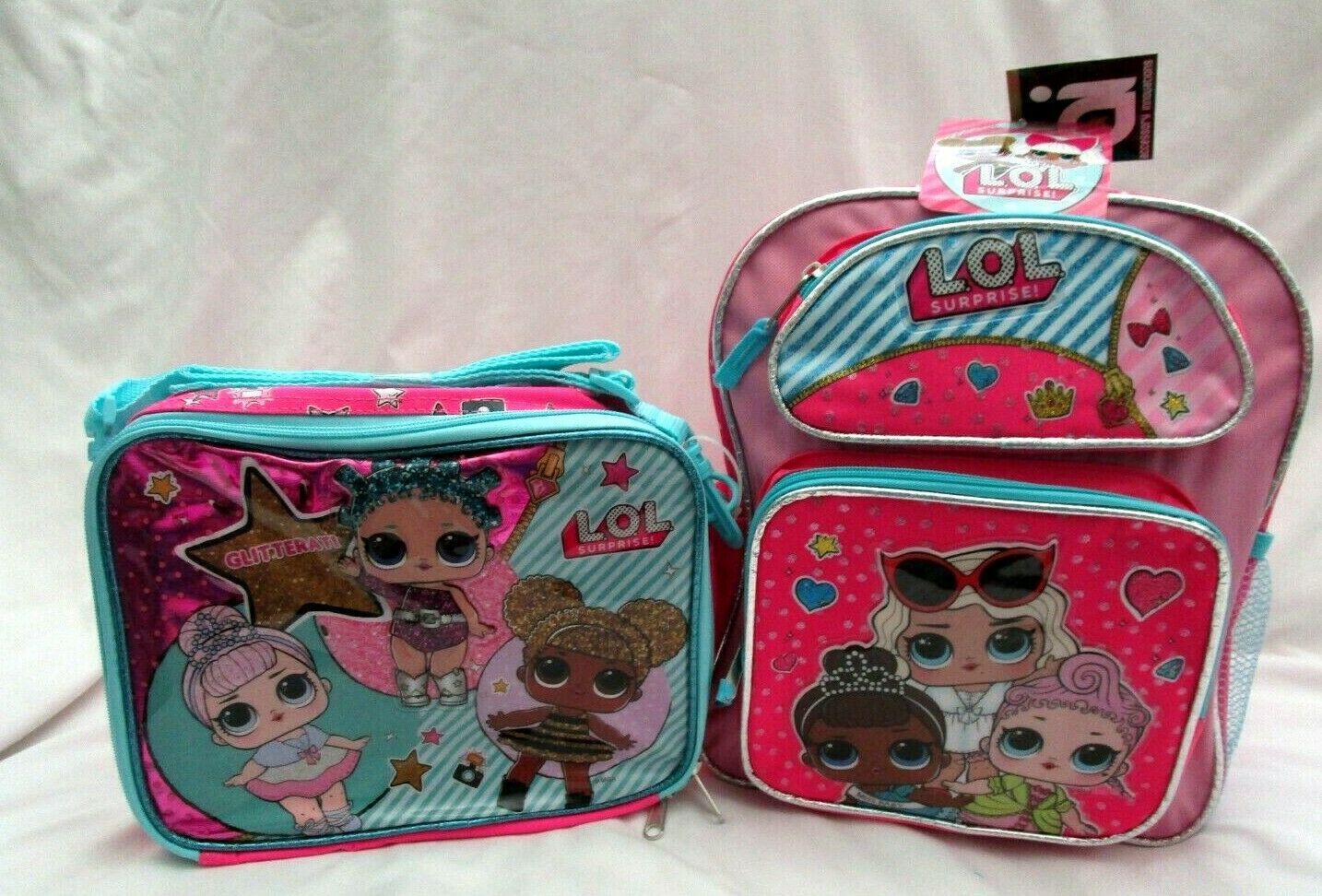 lol bookbag with lunchbox