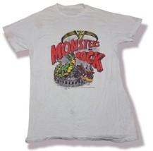 Vintage 1988 Van Halen Monsters of Rock single stitch T-Shirt. Med. As-Is - Read