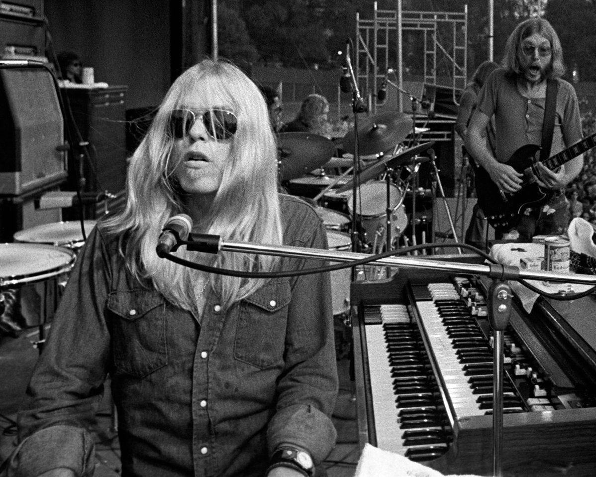 Duane Greg Allman HM Vintage 8X10 BW Music Memorabilia Photo - Allman